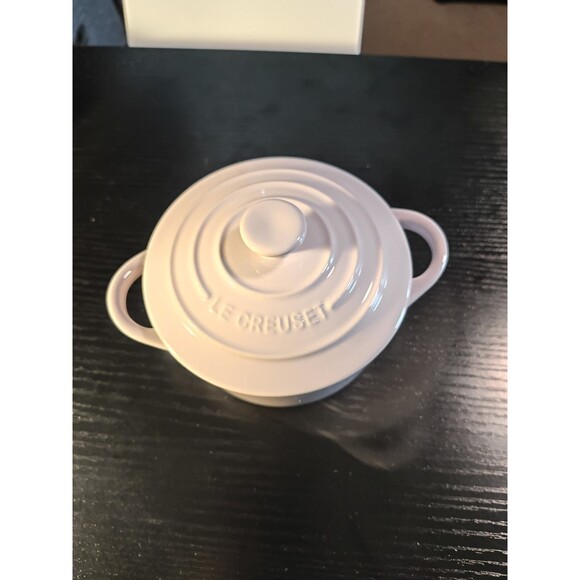 Le Creuset Other - Le Creuset Mini Round Cocotte in Chiffon Pink 8 Oz. New In Box - Pink In Color